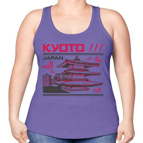 Kyoto 1100# - cities -Racerback Tank