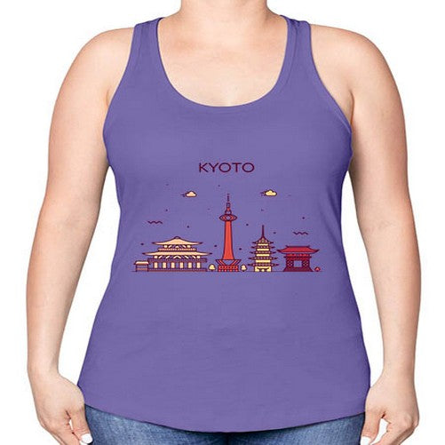 Kyoto 1101# - cities -Racerback Tank
