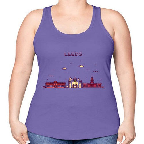 Leeds 1125# - cities -Racerback Tank