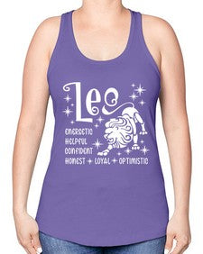 Leo 281# - leo -Racerback Tank
