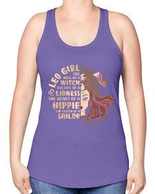 Leo girl 289# - leo -Racerback Tank