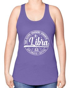 Libra 324# - libra -Racerback Tank