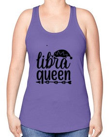 Libra queen 326# - libra -Racerback Tank