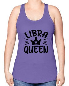Libra queen 327# - libra -Racerback Tank