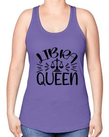 Libra queen 328# - libra -Racerback Tank