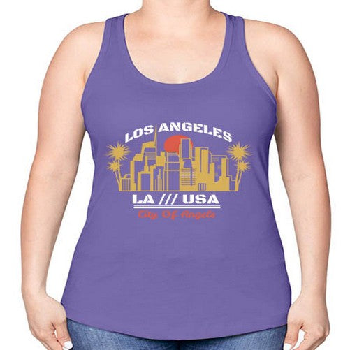 Los Angeles 1162# - cities -Racerback Tank