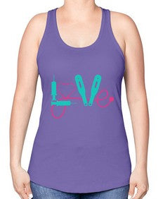 Love Style Style 1074# - nurse -Racerback Tank