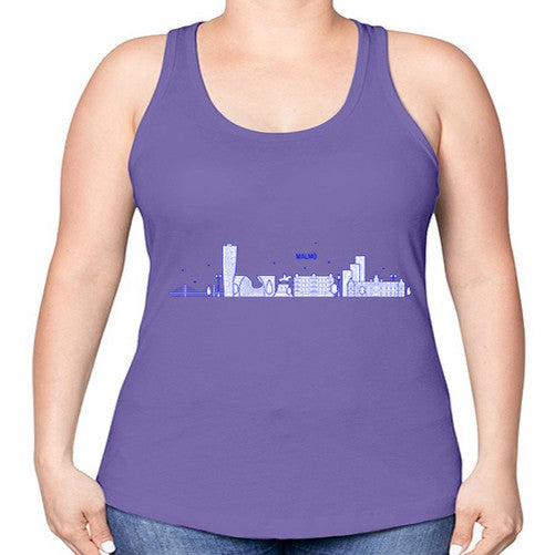 Malmo 1221# - cities -Racerback Tank