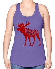 MooseMandala 940# - mandala -Racerback Tank