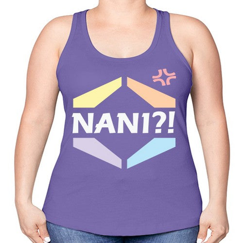 Nani What Funny Japanese Anime 270# - anime -Racerback Tank
