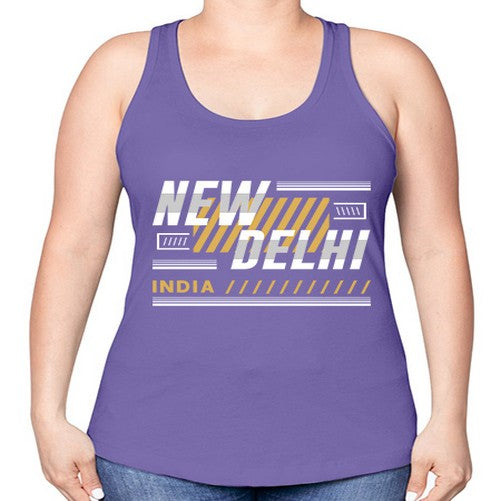 New Delhi 1440# - cities -Racerback Tank