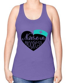 Nurse In Progress Style Style 1162# - nurse -Racerback Tank