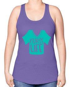Nurse Life Style Style 1173# - nurse -Racerback Tank