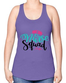 Nurse Squad Style Style 1193# - nurse -Racerback Tank