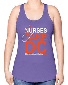 Nurse Take DC Style 1199# - nurse -Racerback Tank
