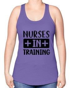 Nurses in training 1244# - nurse -Racerback Tank