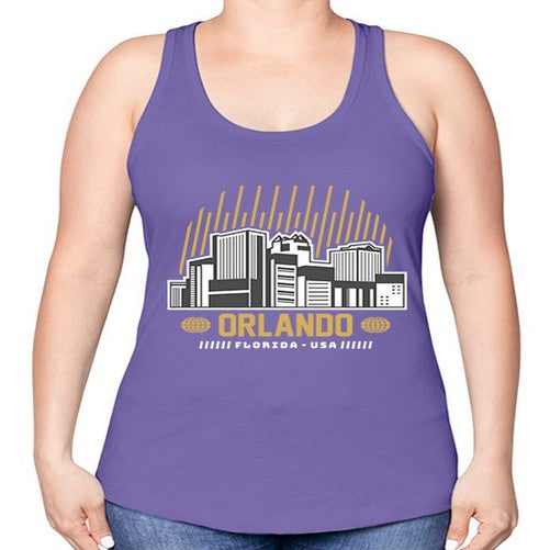 Orlando 1541# - cities -Racerback Tank