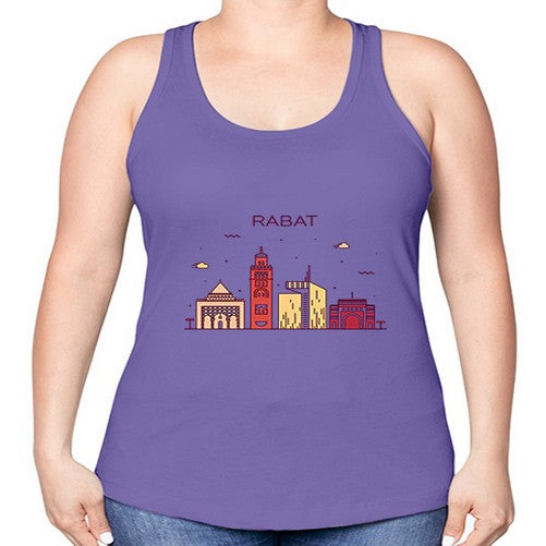 Rabat 1706# - cities -Racerback Tank
