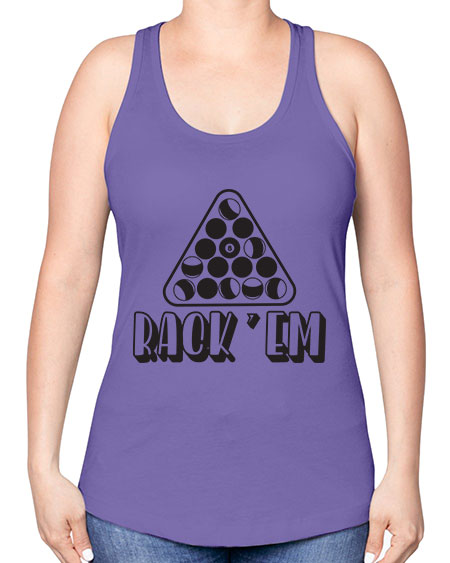 Rack em 558# - billards -Racerback Tank