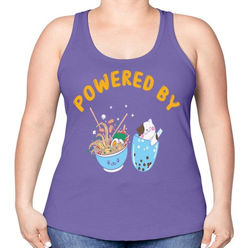 Ramen Bubble Tea Japanese Noodles Anime 278# - anime -Racerback Tank