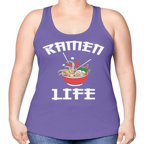 Ramen Noodle Anime Ramen Life 281# - anime -Racerback Tank