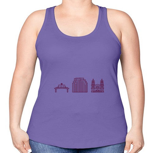 Reno 1713# - cities -Racerback Tank