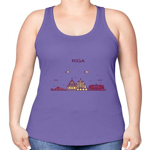 Riga 1729# - cities -Racerback Tank