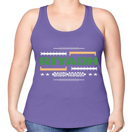 Riyadh 1741# - cities -Racerback Tank