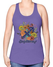 Sagittarius 130# - sagittarius -Racerback Tank