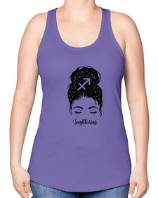 Sagittarius Woman - sagittarius -Racerback Tank