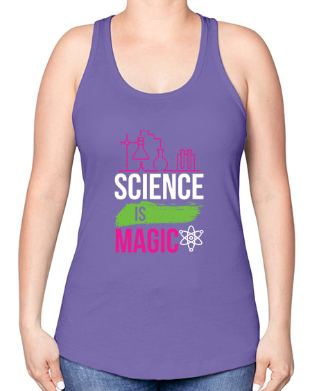 Science Is Magic 92# - general science -Racerback Tank