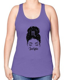 Scorpio Woman - scorpio -Racerback Tank