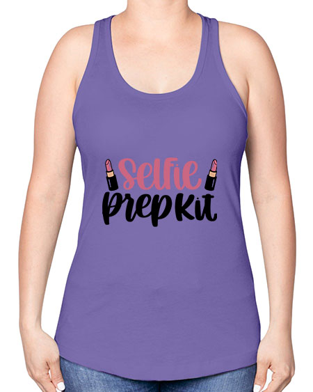 Selfie Prepkit Style 31# - beauty - fashion -Racerback Tank
