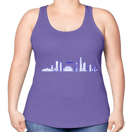 Shanghai 1828# - cities -Racerback Tank