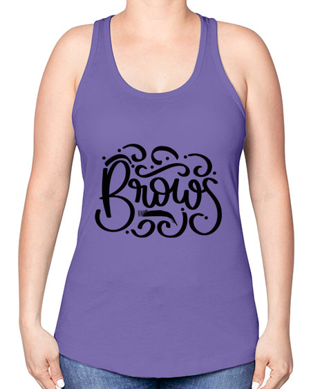SingleBrows Style 29# - beauty - fashion -Racerback Tank