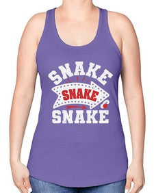 Snake Snake SNAKE 45# - video games -Racerback Tank