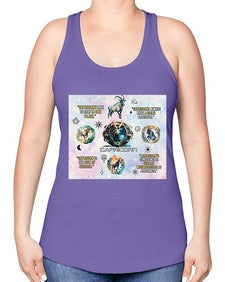 Straight Capricorn 471# - capricorn -Racerback Tank