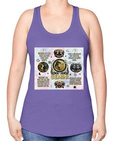 Straight Gemini 472# - gemini -Racerback Tank