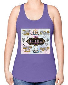 Straight Libra 474# - libra -Racerback Tank