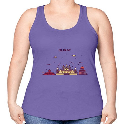 Surat 1908# - cities -Racerback Tank