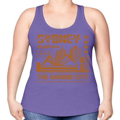 Sydney 1919# - cities -Racerback Tank