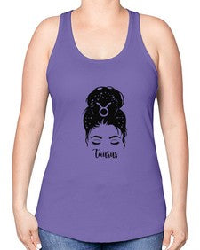 Taurus woman - taurus -Racerback Tank