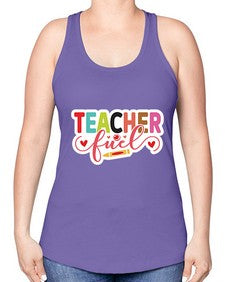 Teacher Fuel 1451# - teacher -Racerback Tank