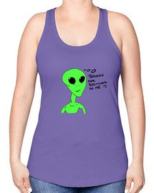 Thanks for beliving in me alien 5# - ufo -Racerback Tank