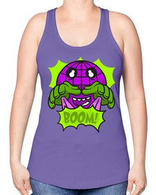 The boomdays 249# - cartoon general -Racerback Tank