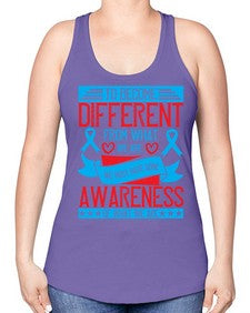 To become different from what we are we must have some awareness of what we are Style 11# - Self awareness -Racerback Tank