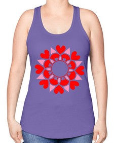 ValentineMandalaOPT 1194# - mandala -Racerback Tank