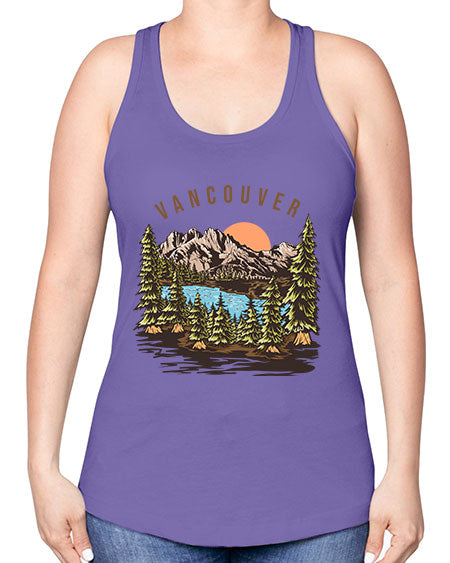 Vancouver 4# - nature -Racerback Tank