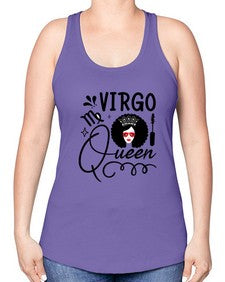 Virgo queen 541# - virgo -Racerback Tank