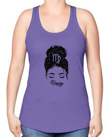 Virgo woman - virgo -Racerback Tank